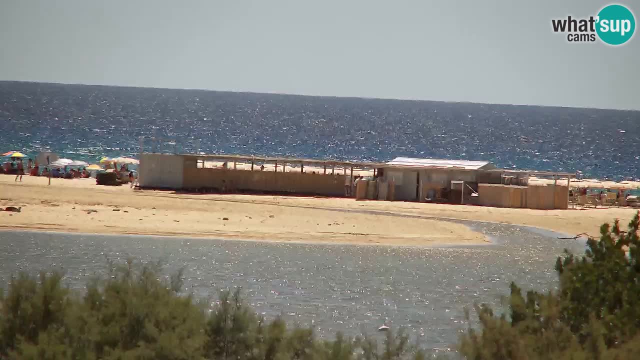 Webcam Chia – Vista en directo de la playa Su Giudeu