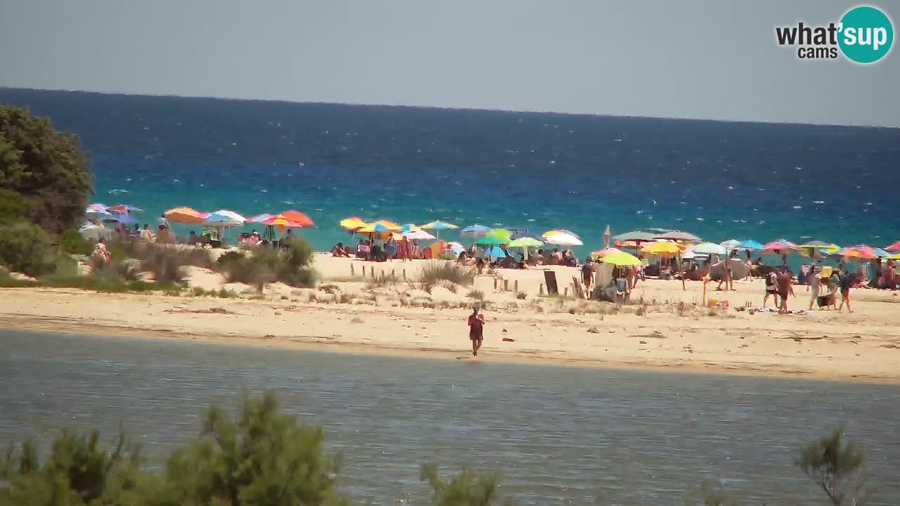 Webcam Chia – Vista en directo de la playa Su Giudeu