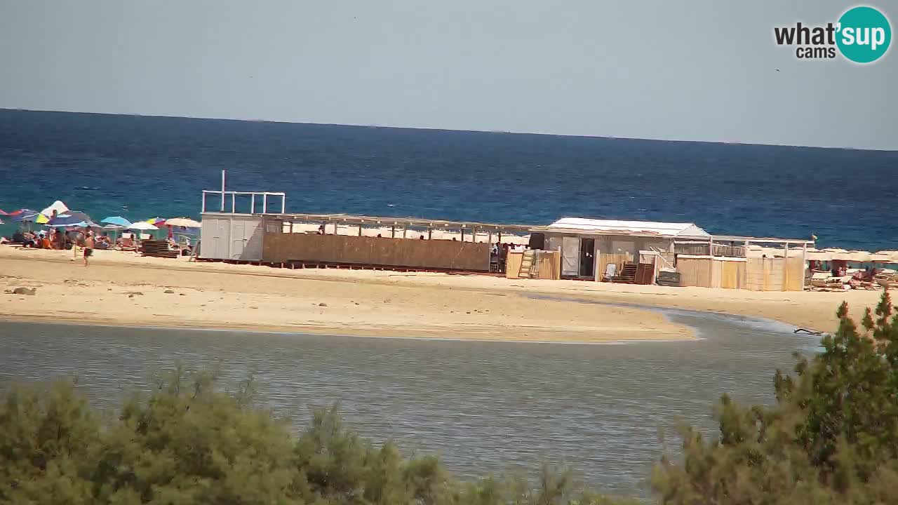 Webcam Chia – Vista en directo de la playa Su Giudeu