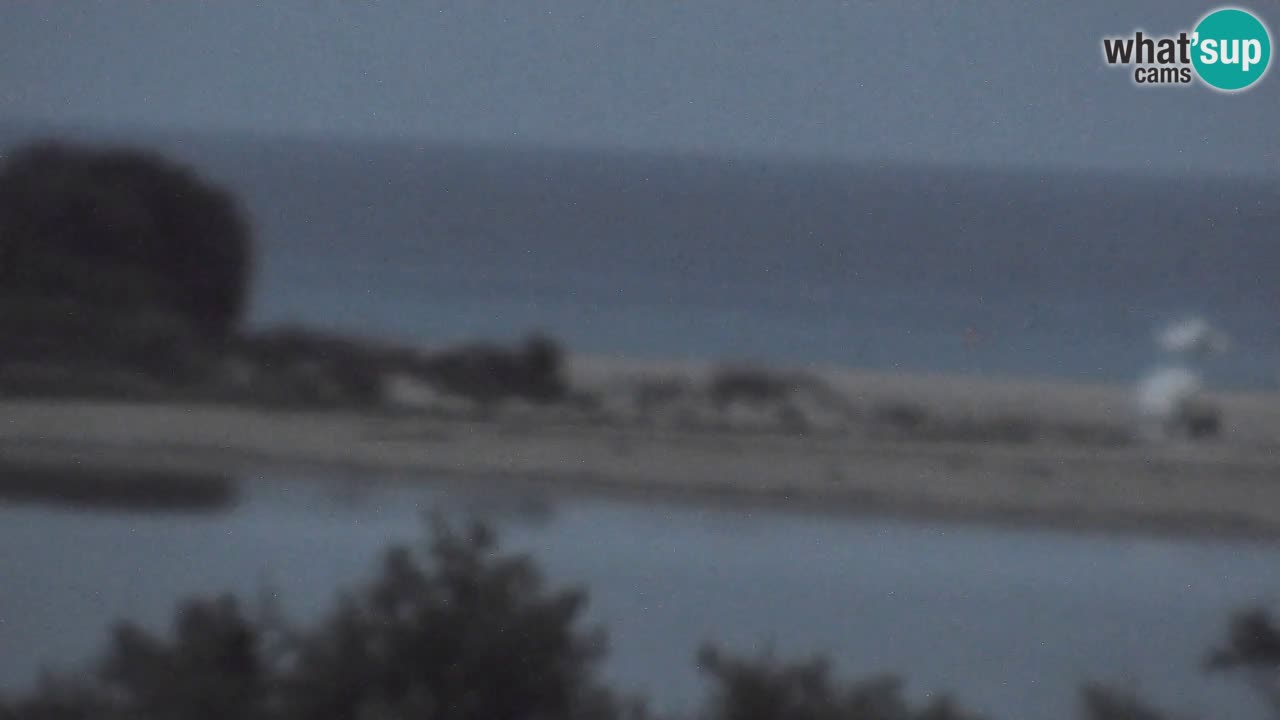 Webcam Chia – Vista en directo de la playa Su Giudeu