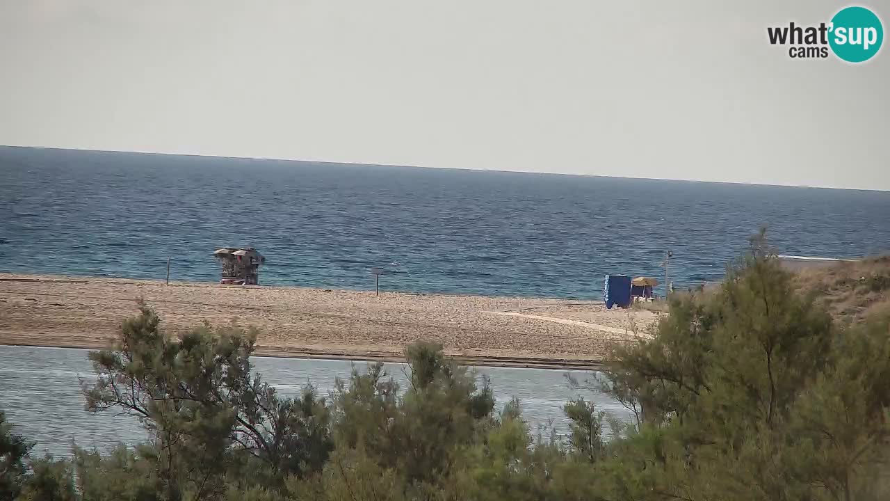 Spletna kamera Chia – Pogled v živo na plažo Su Giudeu