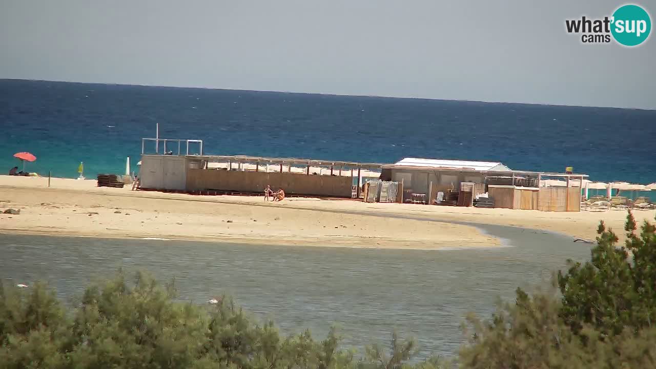 Webcam Chia – Vista en directo de la playa Su Giudeu