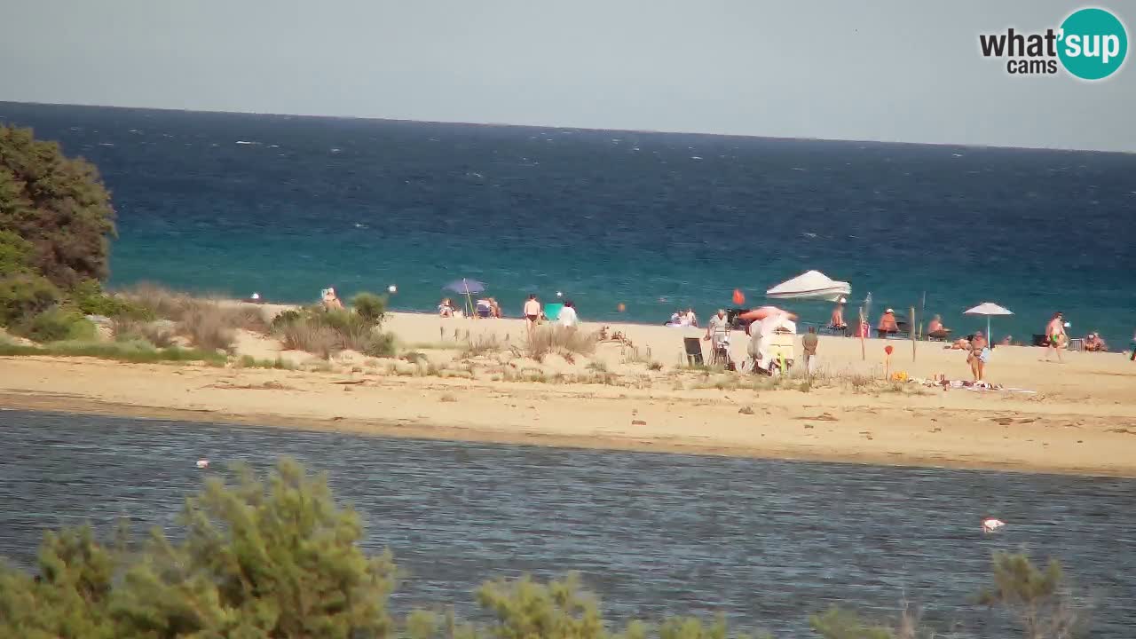 Webcam Chia – Vista en directo de la playa Su Giudeu