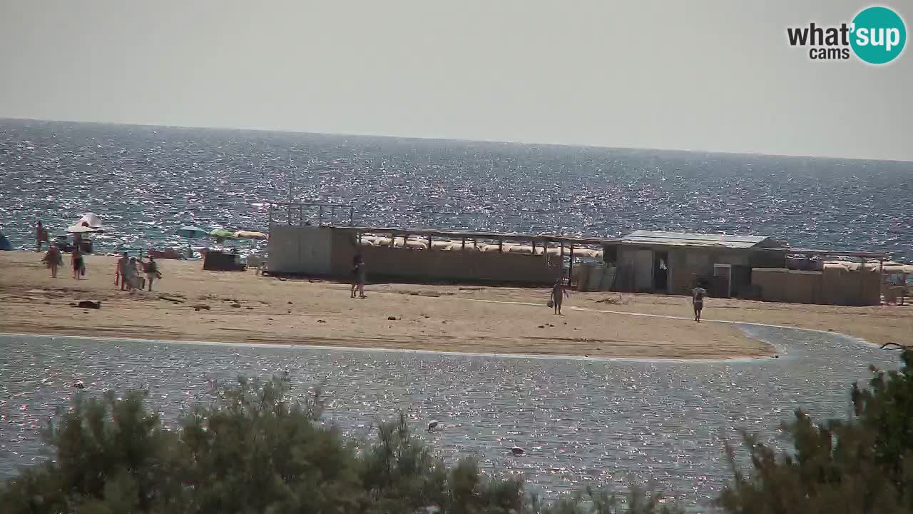 Webcam Chia – Vue en direct de la plage Su Giudeu