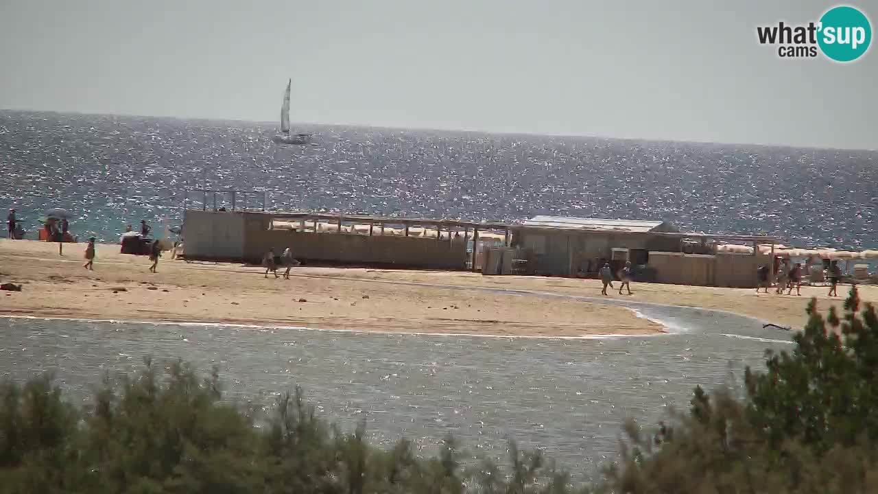 Webcam Chia – Vista en directo de la playa Su Giudeu