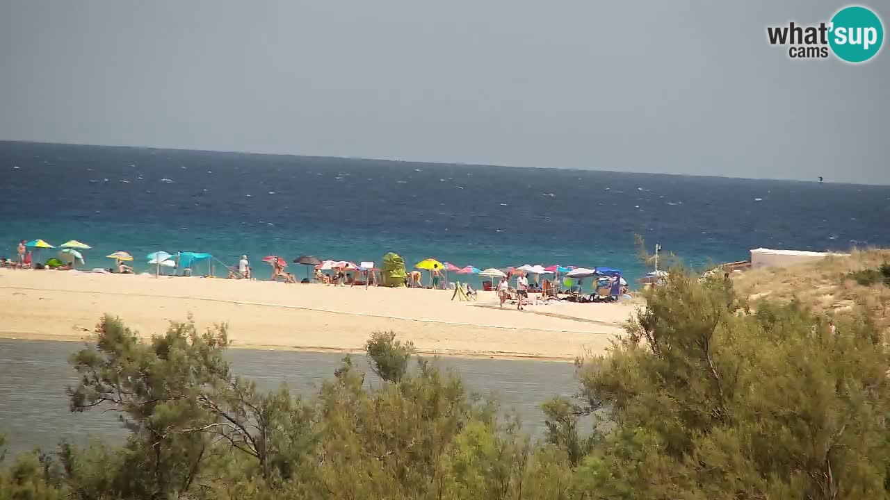 Spletna kamera Chia – Pogled v živo na plažo Su Giudeu