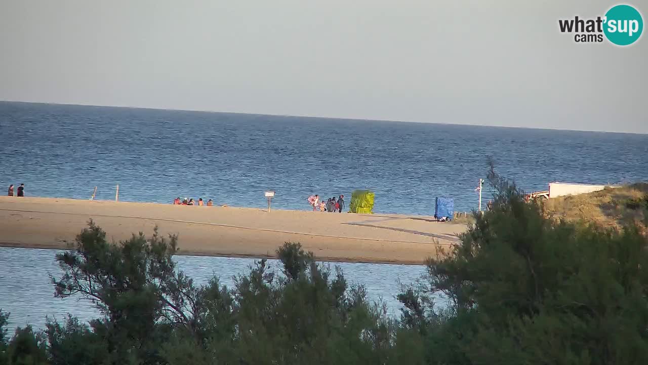 Webcam Chia – Vue en direct de la plage Su Giudeu