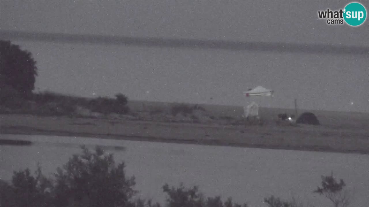 Webcam Chia – Vue en direct de la plage Su Giudeu