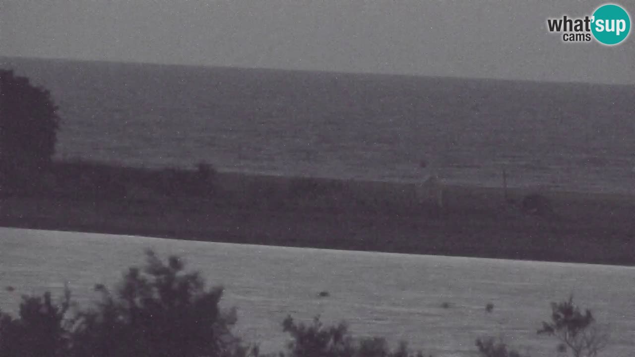 Webcam Chia – Vue en direct de la plage Su Giudeu