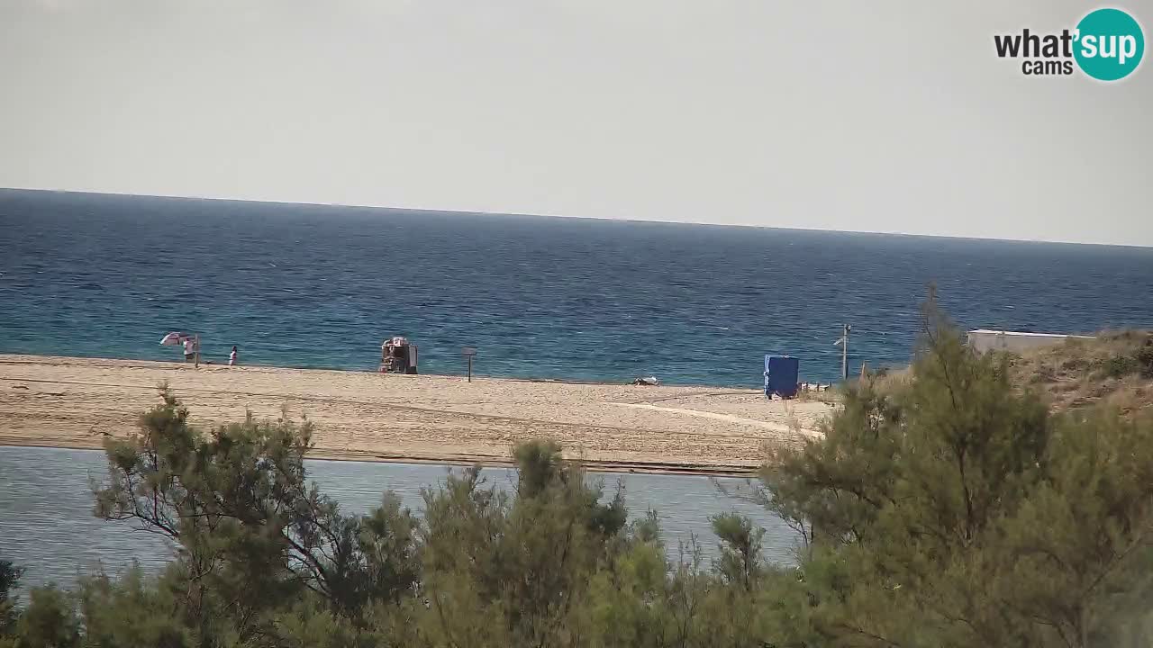 Webcam Chia – Vista en directo de la playa Su Giudeu
