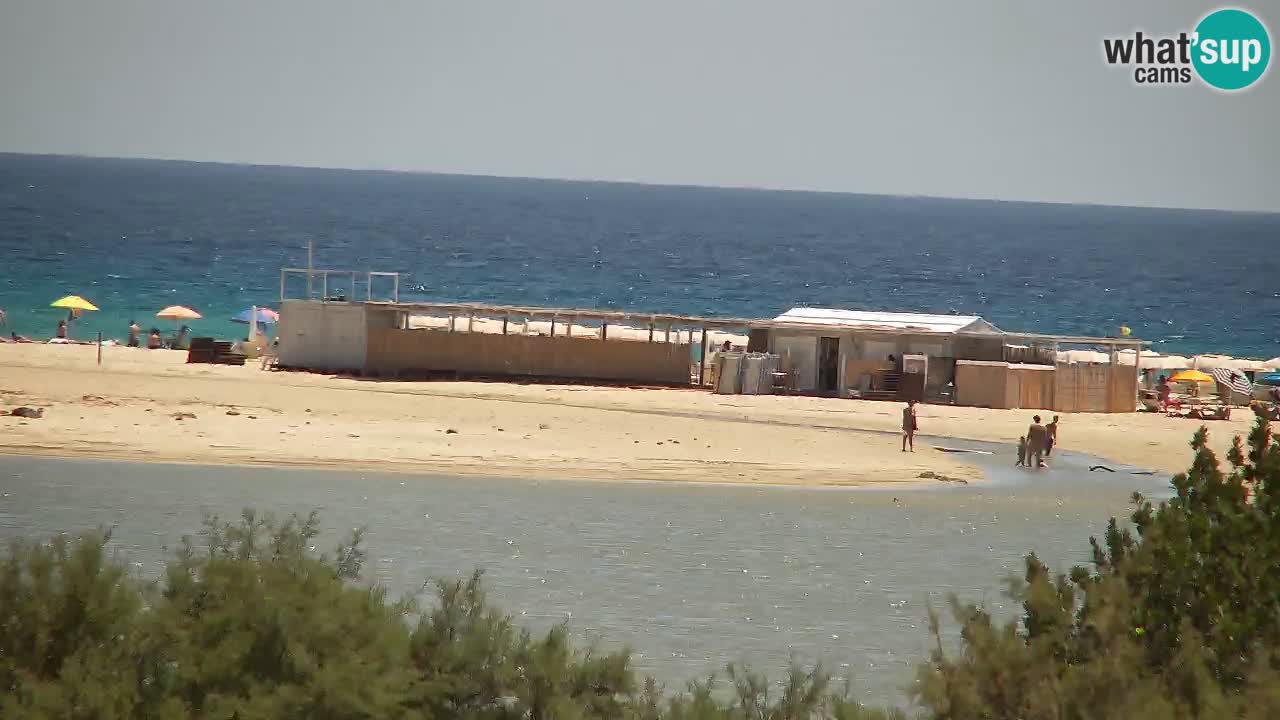 Webcam Chia – Vista en directo de la playa Su Giudeu