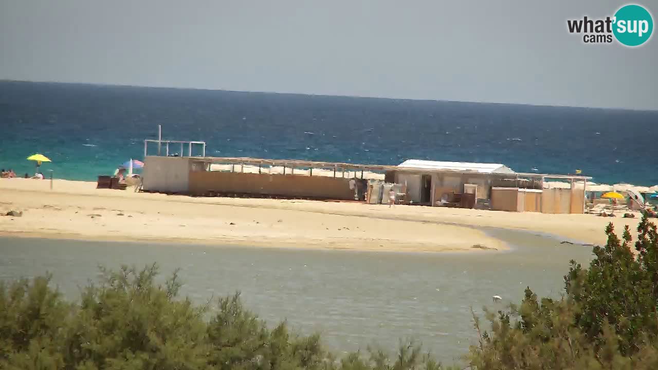 Webcam Chia – Vista en directo de la playa Su Giudeu