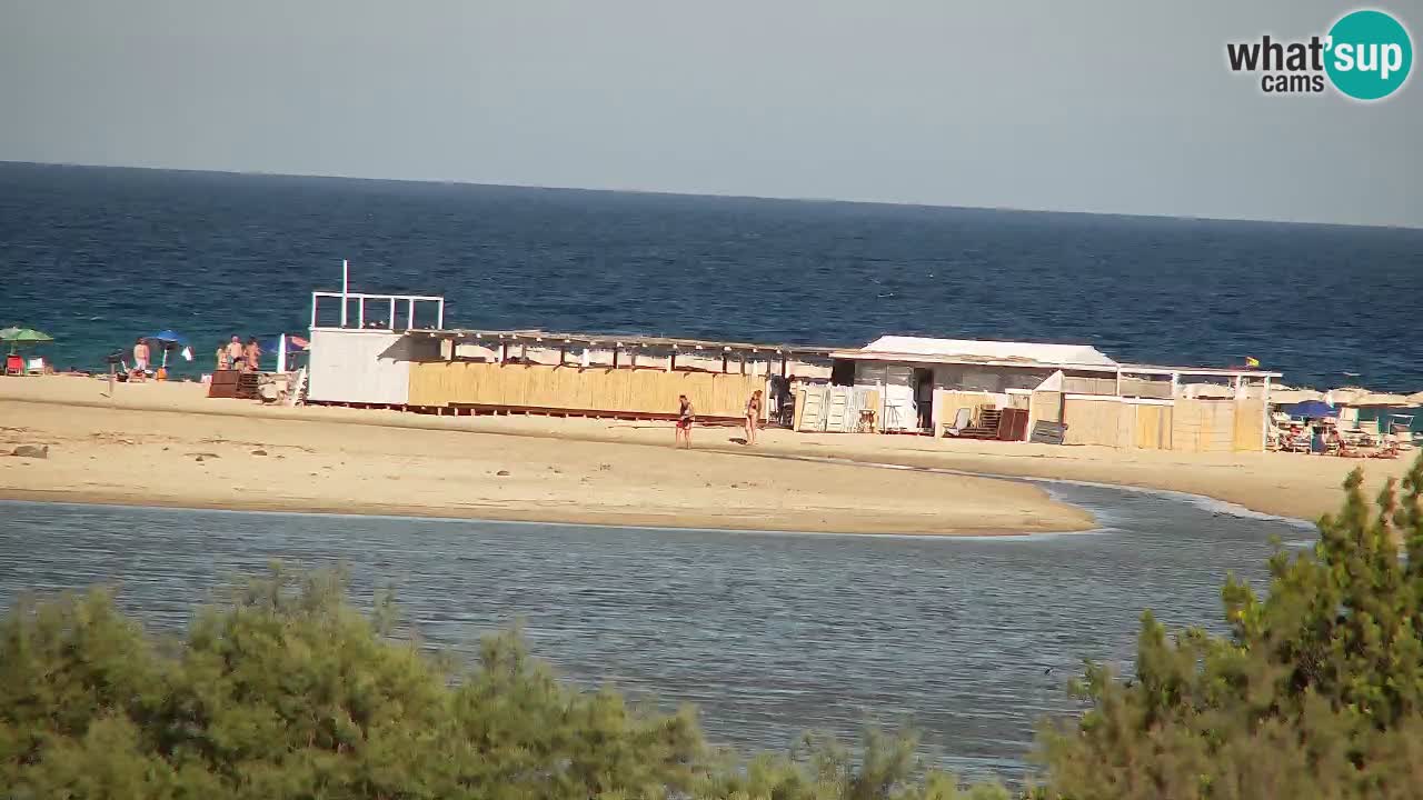 Webcam Chia – Spiaggia Su Giudeu in diretta