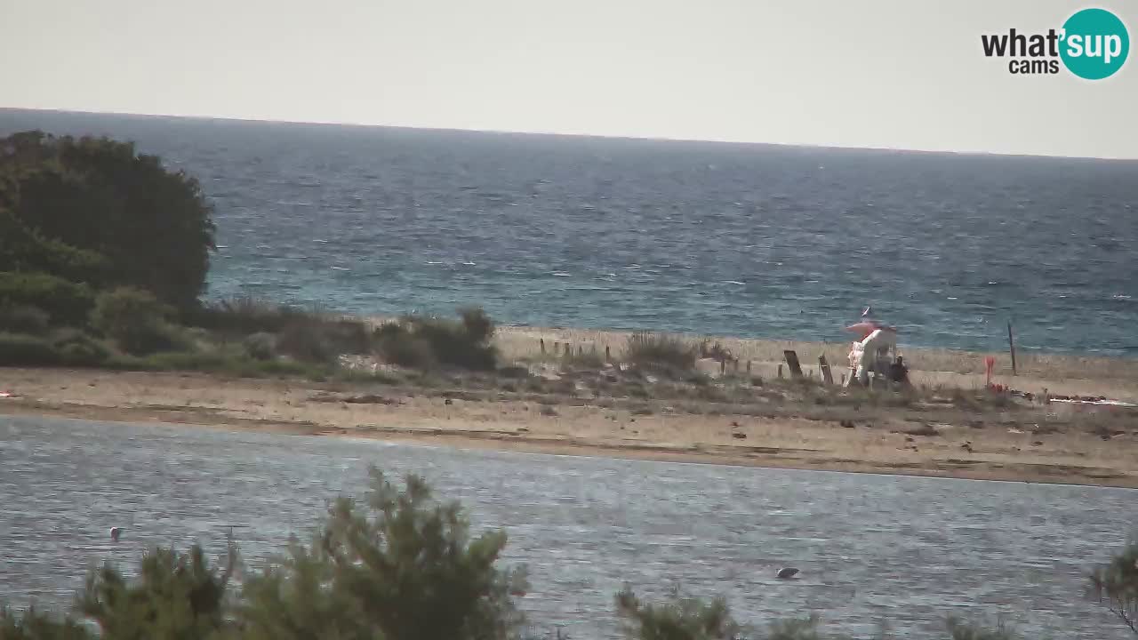Webcam Chia – Vista en directo de la playa Su Giudeu