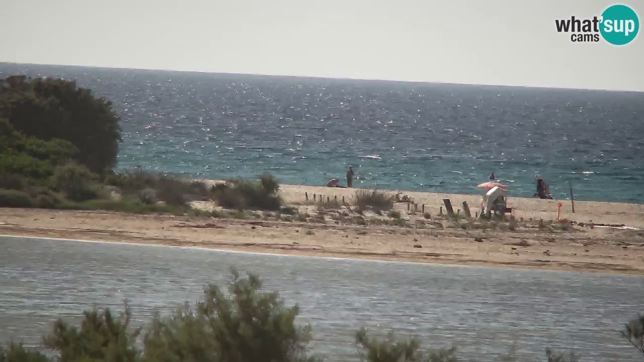 Webcam Chia – Vista en directo de la playa Su Giudeu