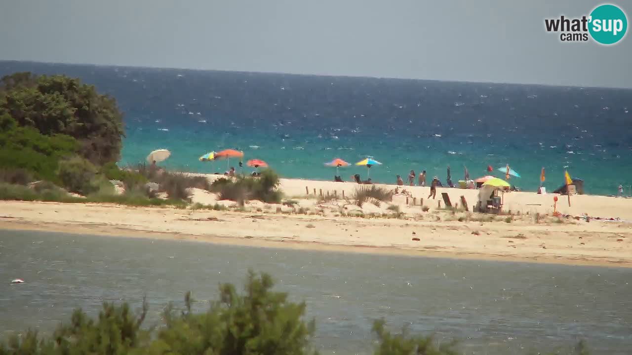 Webcam Chia – Vista en directo de la playa Su Giudeu