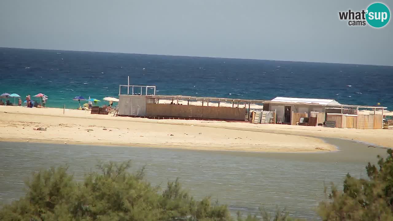 Webcam Chia – Vista en directo de la playa Su Giudeu