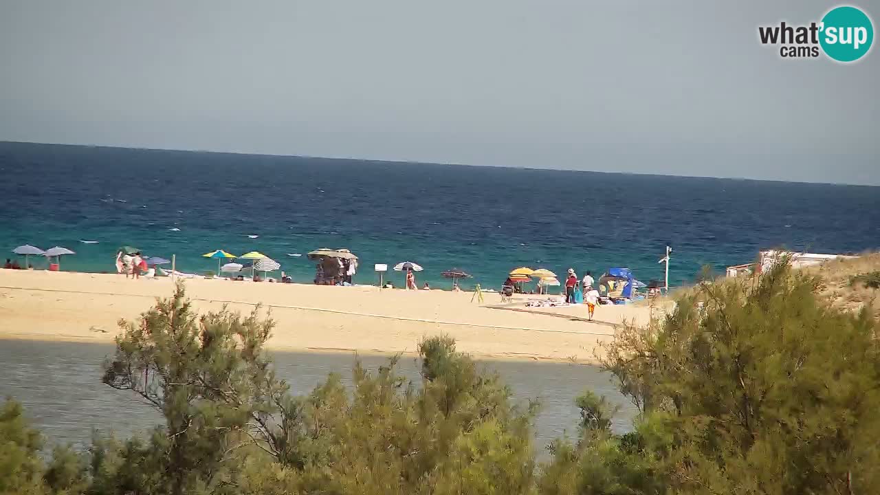 Spletna kamera Chia – Pogled v živo na plažo Su Giudeu