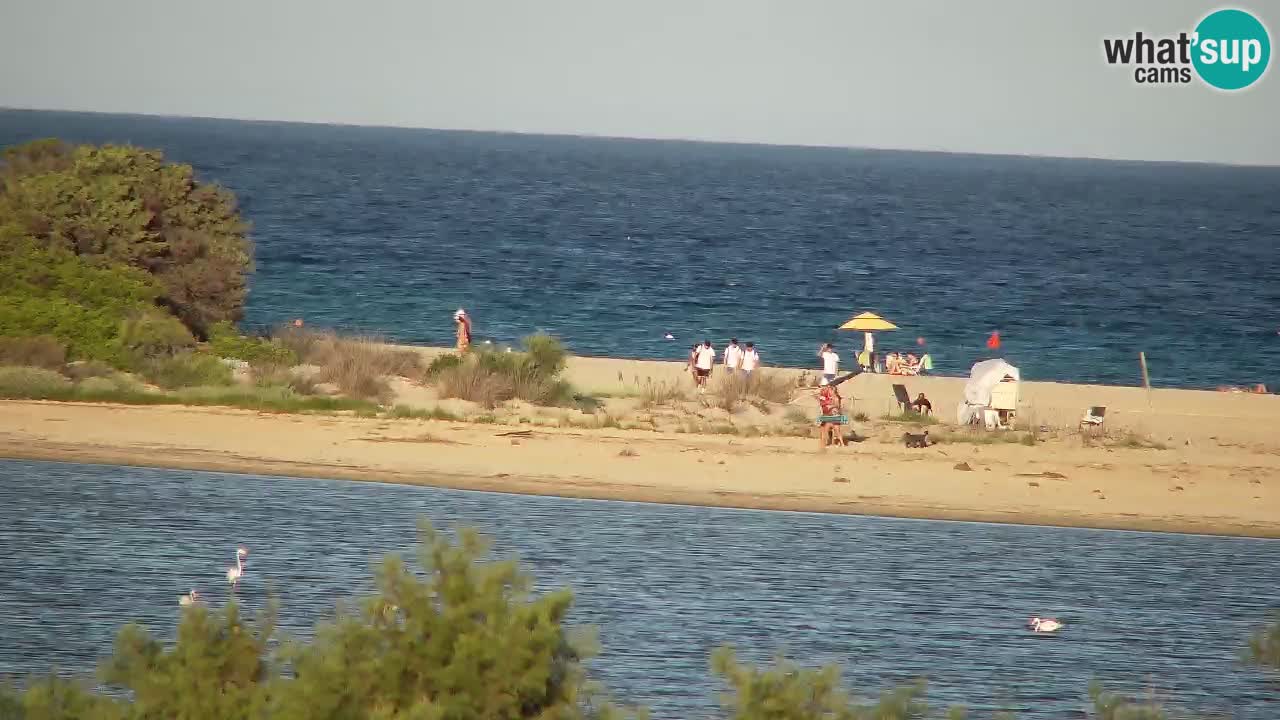 Webcam Chia – Vista en directo de la playa Su Giudeu