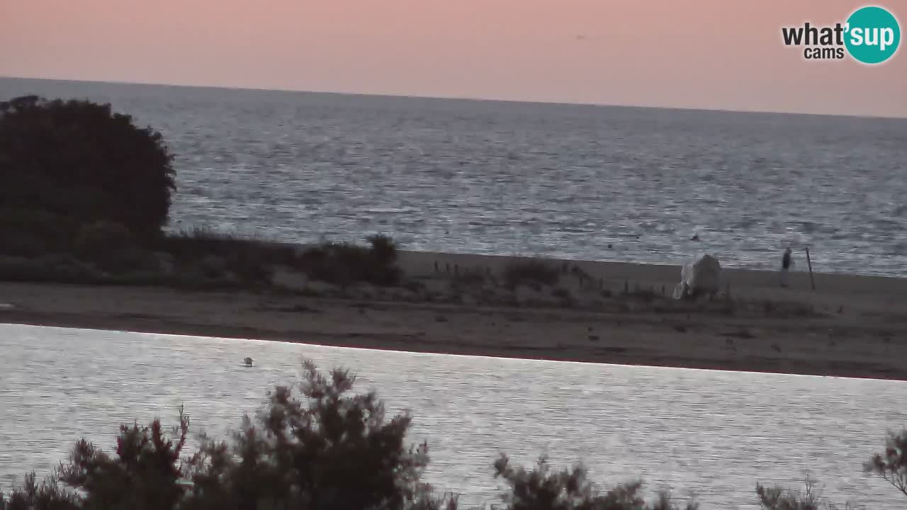 Webcam Chia – Vista en directo de la playa Su Giudeu