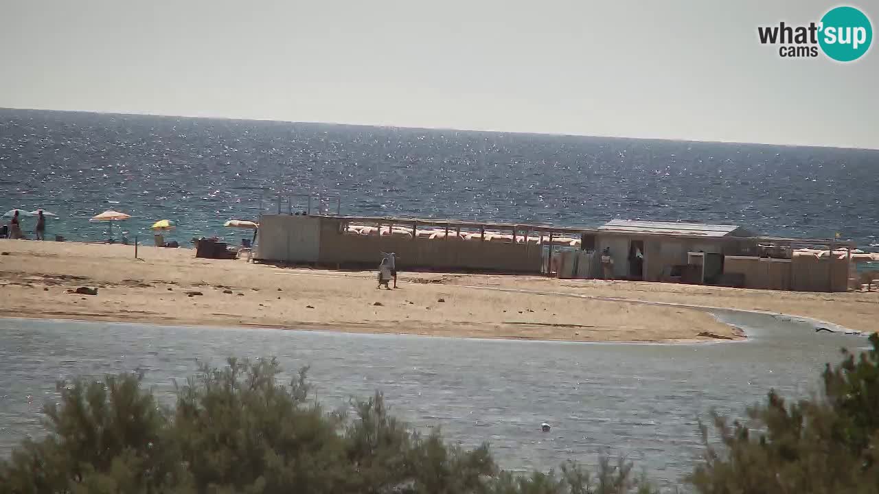 Webcam Chia – Vista en directo de la playa Su Giudeu