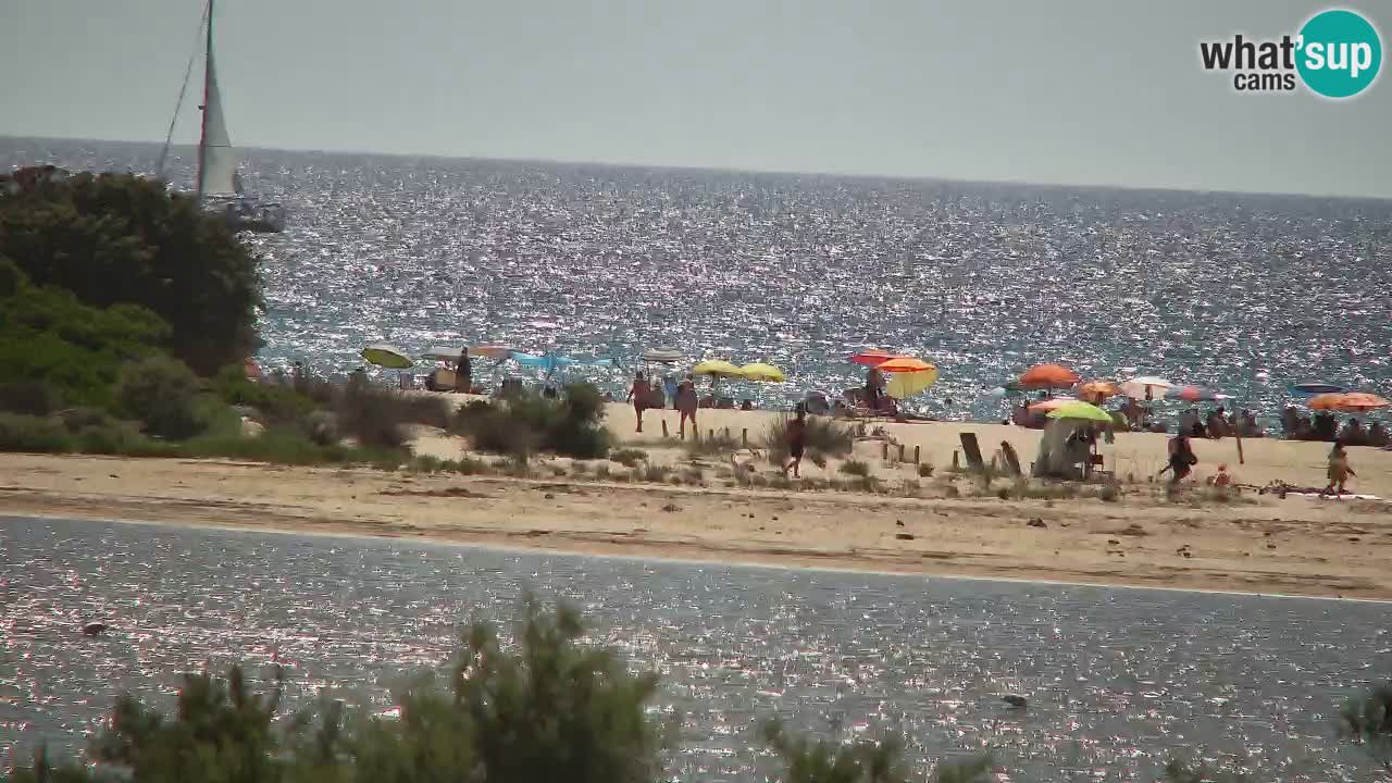 Webcam Chia – Spiaggia Su Giudeu in diretta