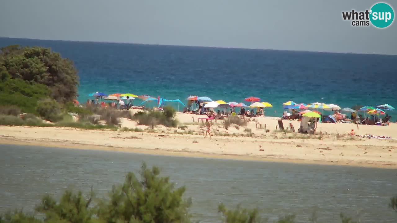 Webcam Chia – Vista en directo de la playa Su Giudeu