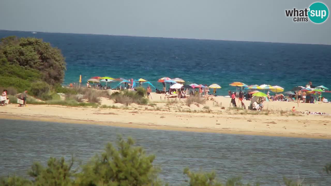Webcam Chia – Spiaggia Su Giudeu in diretta