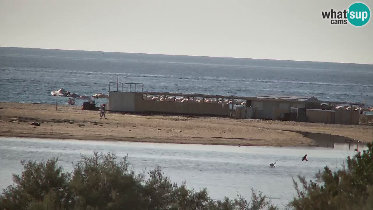 Webcam Chia – Vue en direct de la plage Su Giudeu