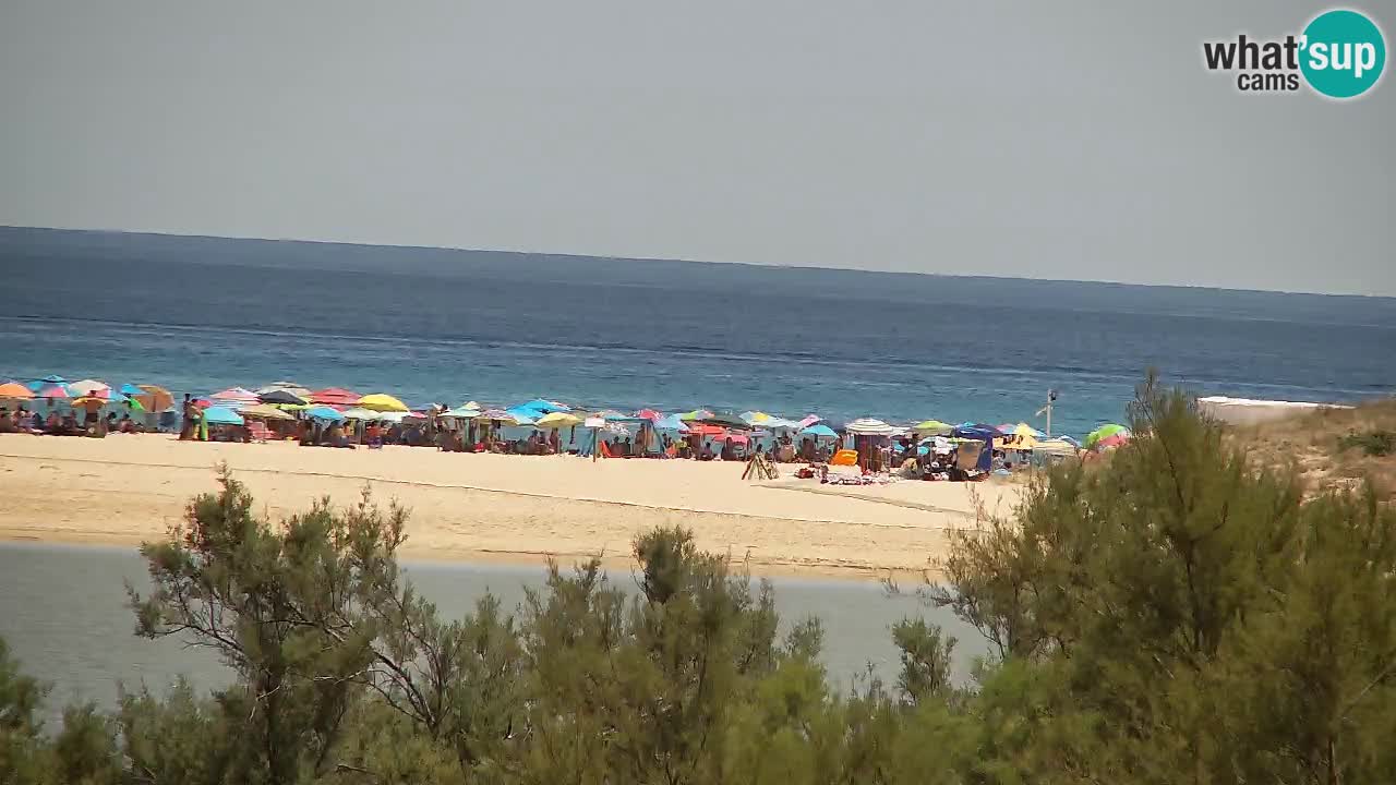 Webcam Chia – Spiaggia Su Giudeu in diretta