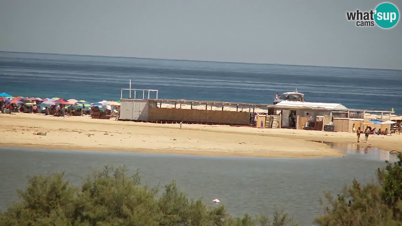Webcam Chia – Vista en directo de la playa Su Giudeu