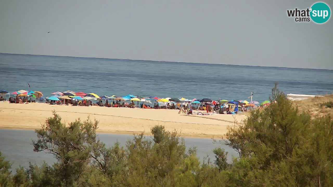Webcam Chia – Vue en direct de la plage Su Giudeu