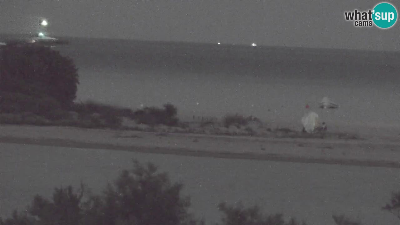 Webcam Chia – Vue en direct de la plage Su Giudeu