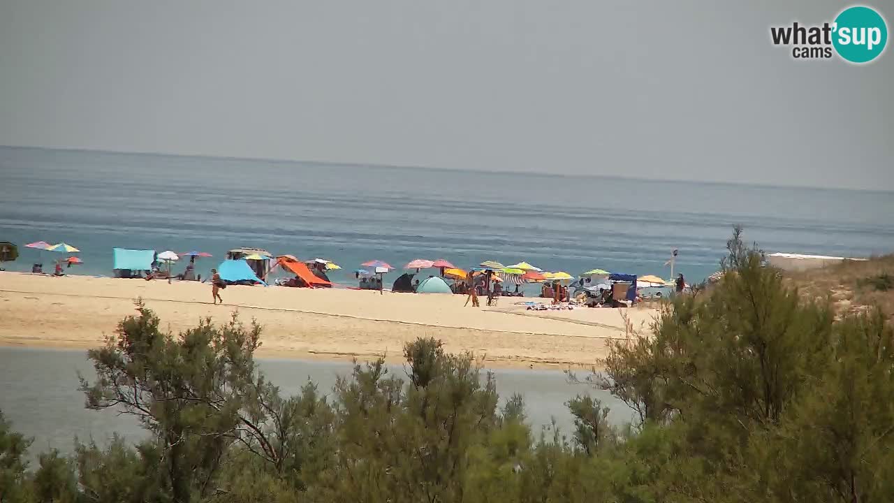 Webcam Chia – Vista en directo de la playa Su Giudeu