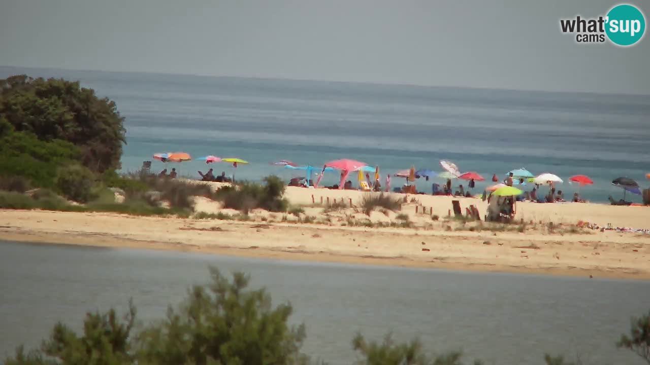 Webcam Chia – Vista en directo de la playa Su Giudeu