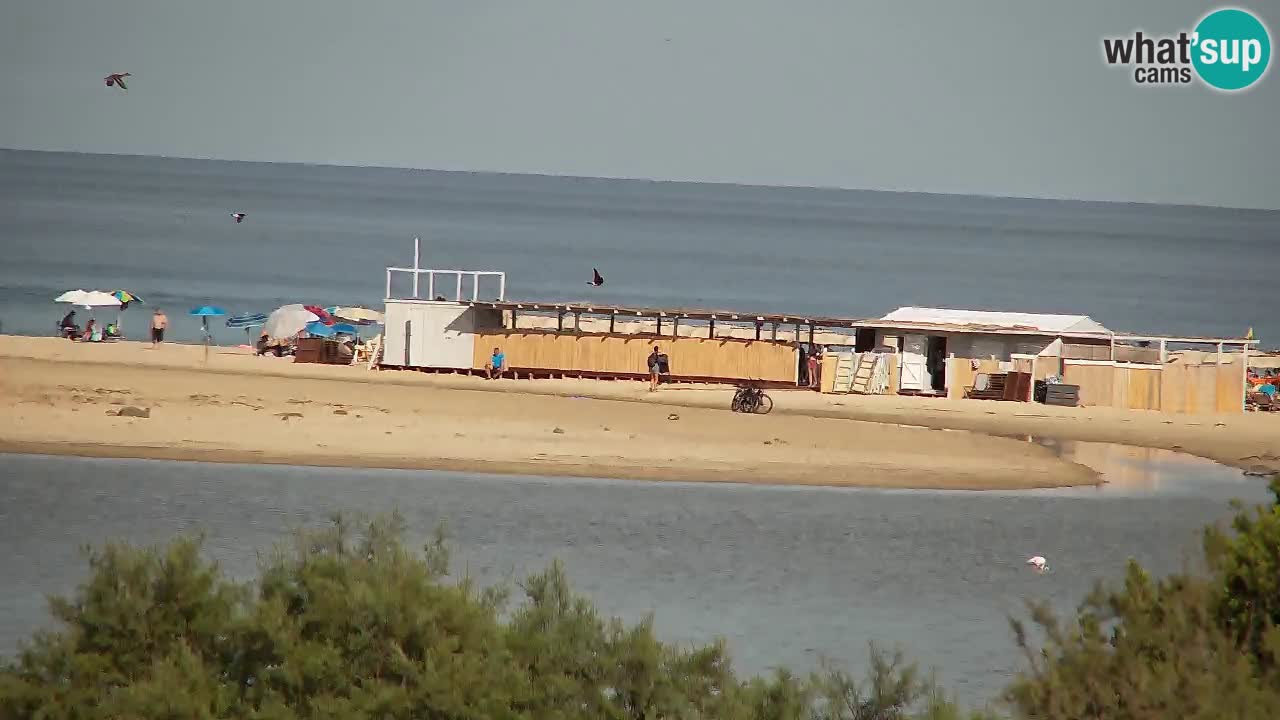 Spletna kamera Chia – Pogled v živo na plažo Su Giudeu