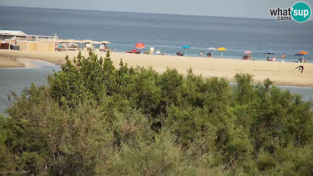 Webcam Chia – Vista en directo de la playa Su Giudeu