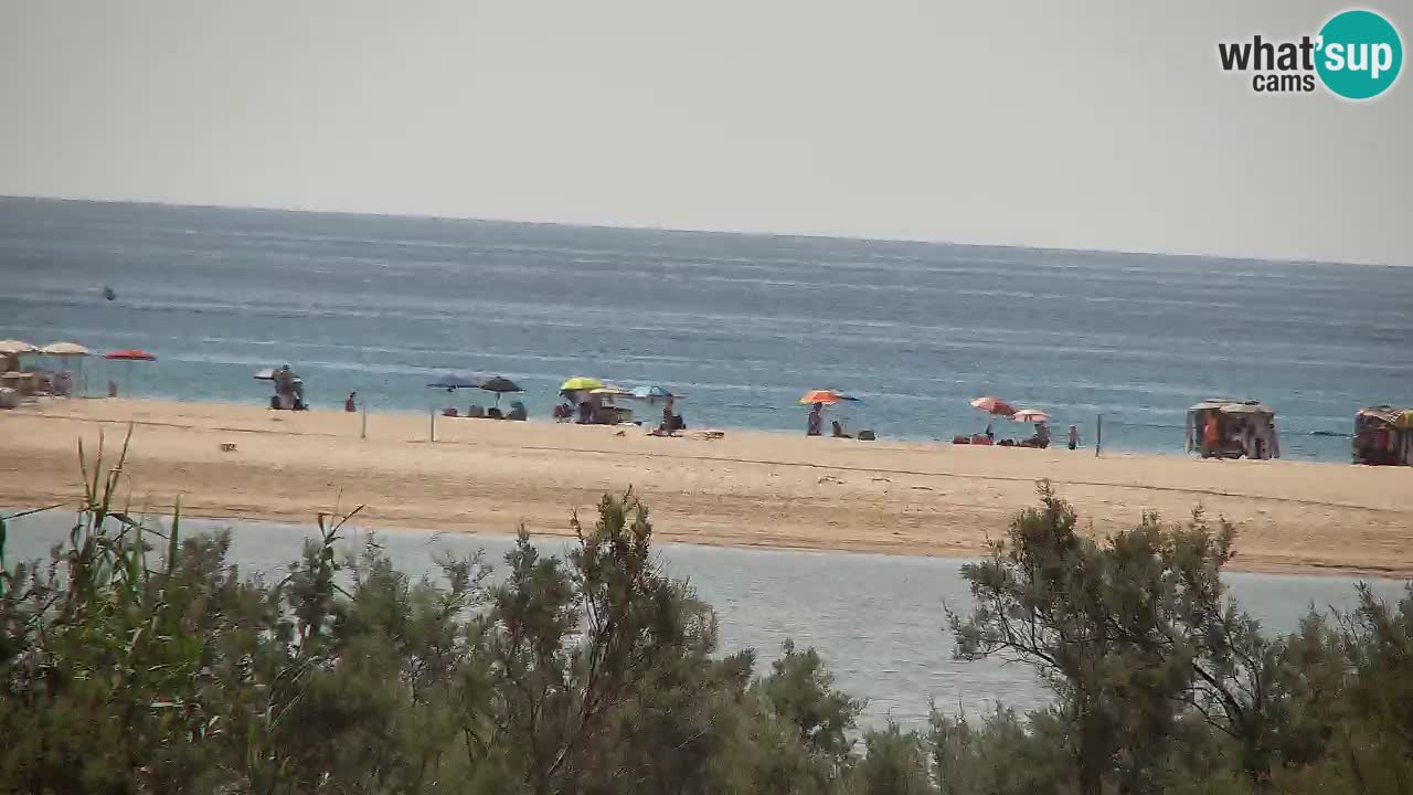 Webcam Chia – Vista en directo de la playa Su Giudeu