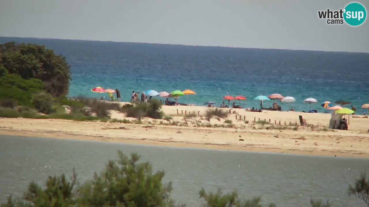 Webcam Chia – Spiaggia Su Giudeu in diretta