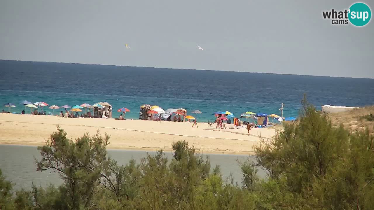 Webcam Chia – Vista en directo de la playa Su Giudeu