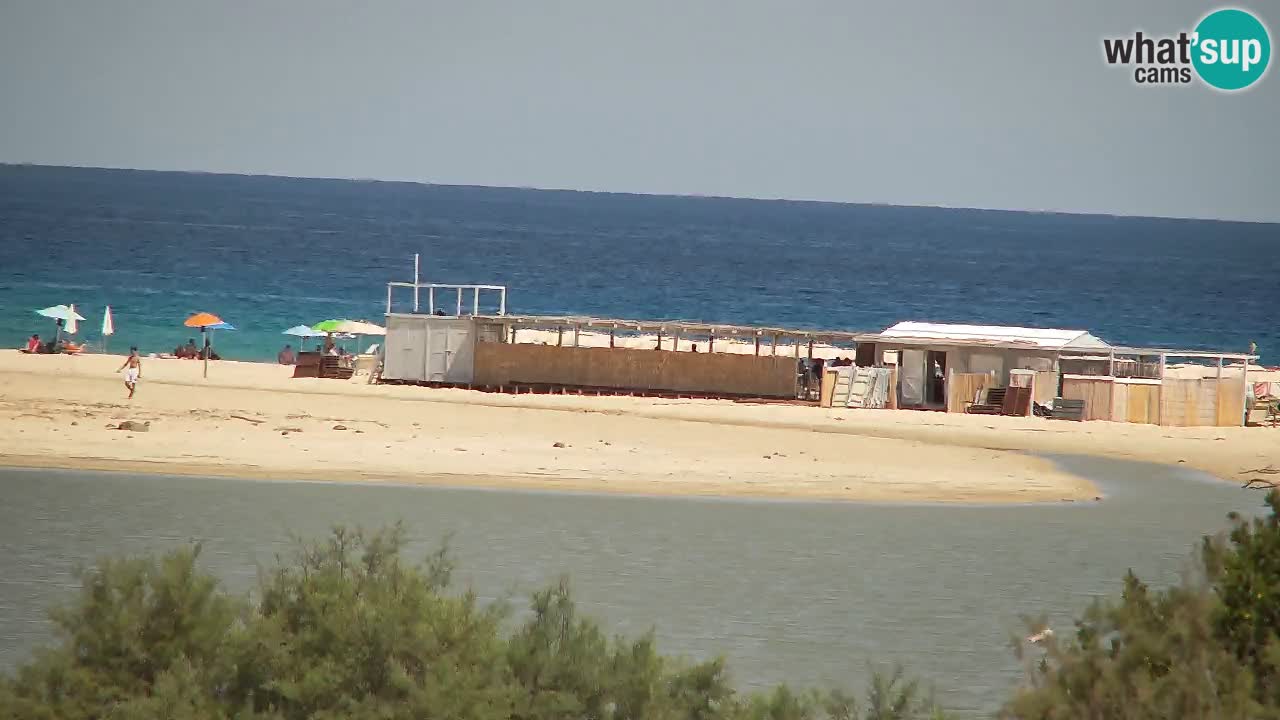 Webcam Chia – Vista en directo de la playa Su Giudeu