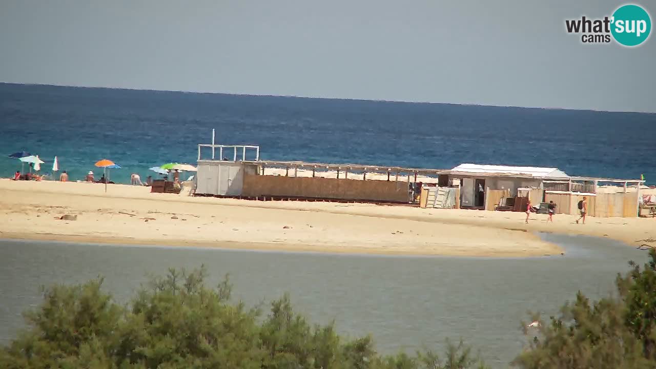 Webcam Chia – Vista en directo de la playa Su Giudeu