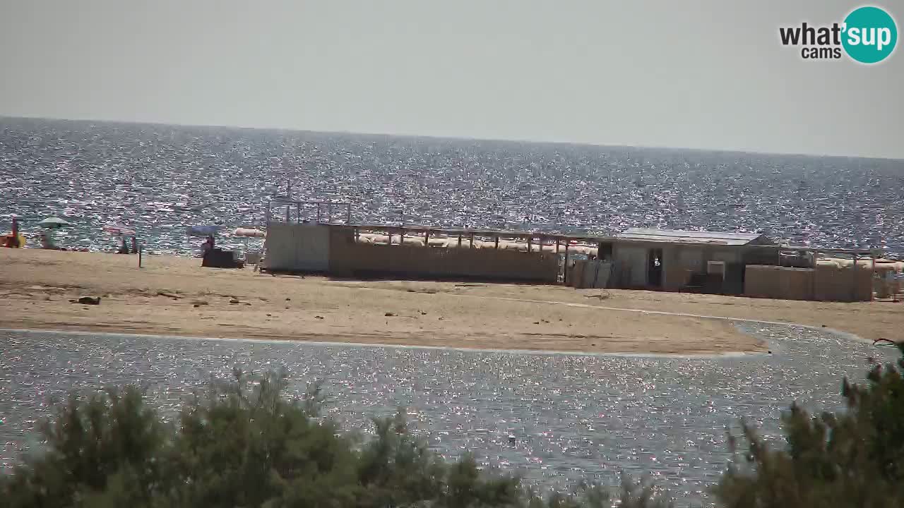 Webcam Chia – Vue en direct de la plage Su Giudeu