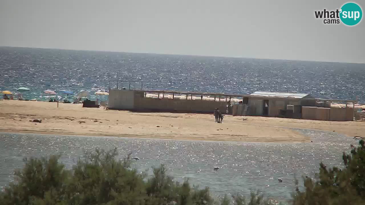 Webcam Chia – Vista en directo de la playa Su Giudeu