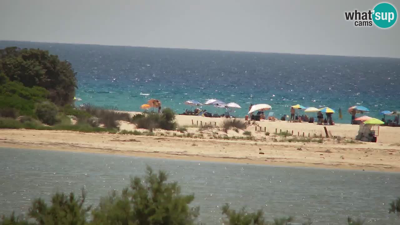 Webcam Chia – Vista en directo de la playa Su Giudeu