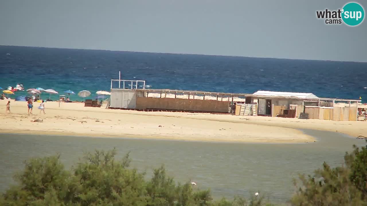 Webcam Chia – Vista en directo de la playa Su Giudeu