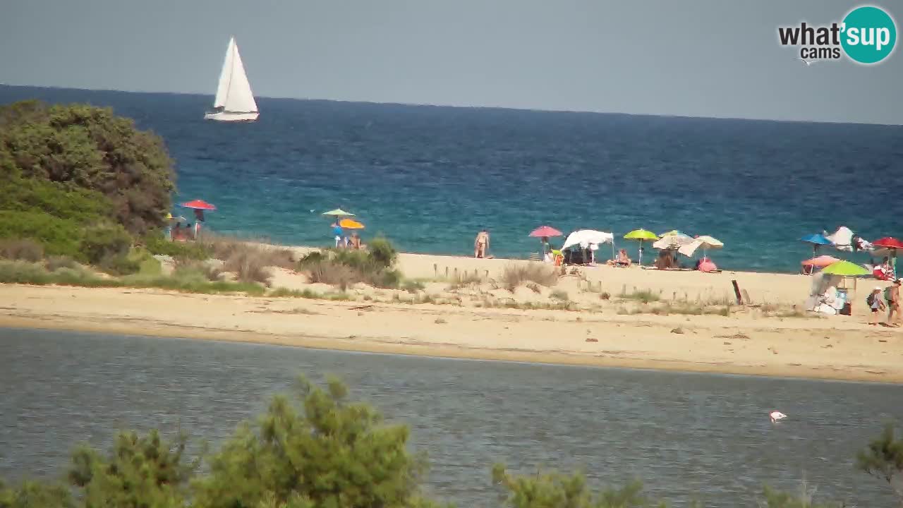 Webcam Chia – Spiaggia Su Giudeu in diretta