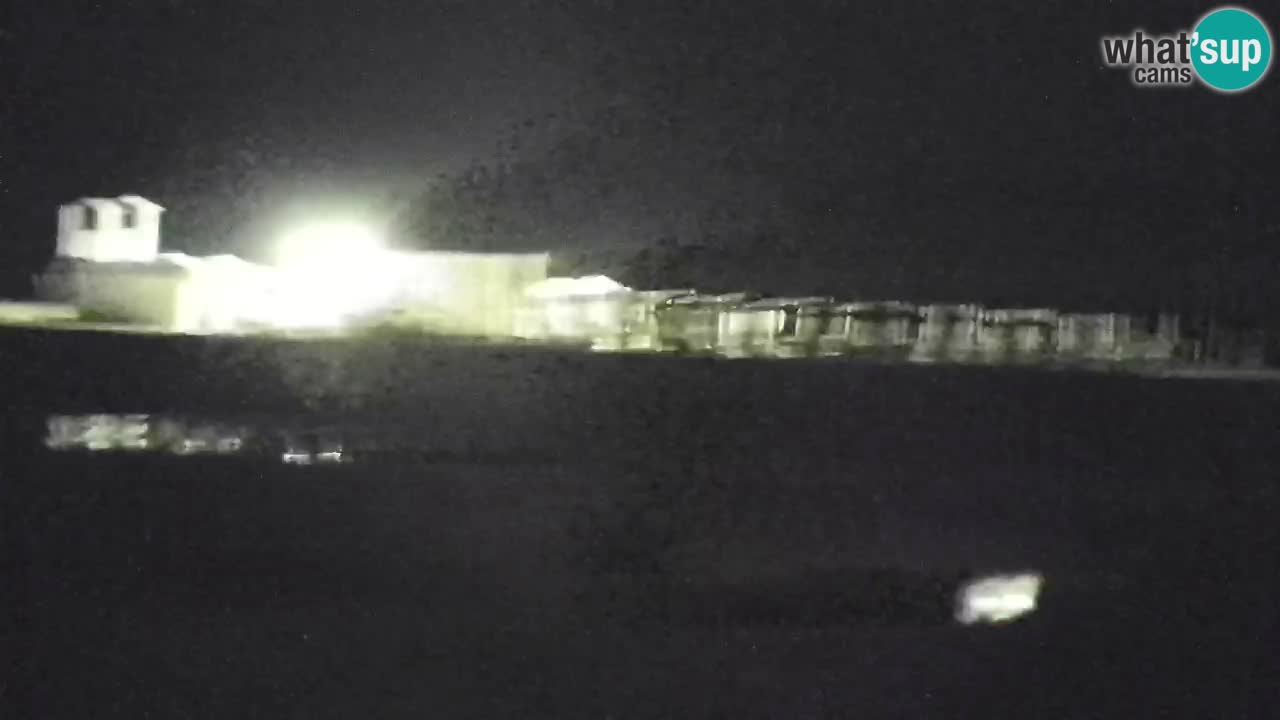Webcam Chia – Vue en direct de la plage Su Giudeu