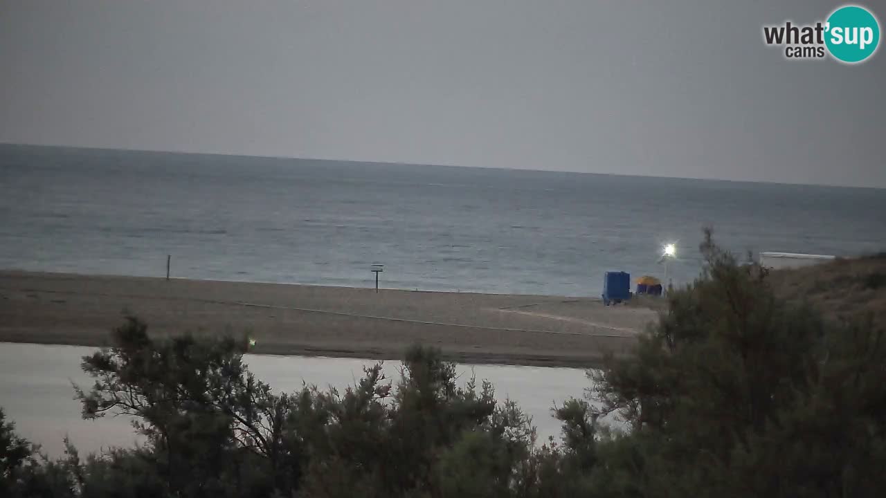 Webcam Chia – Vue en direct de la plage Su Giudeu