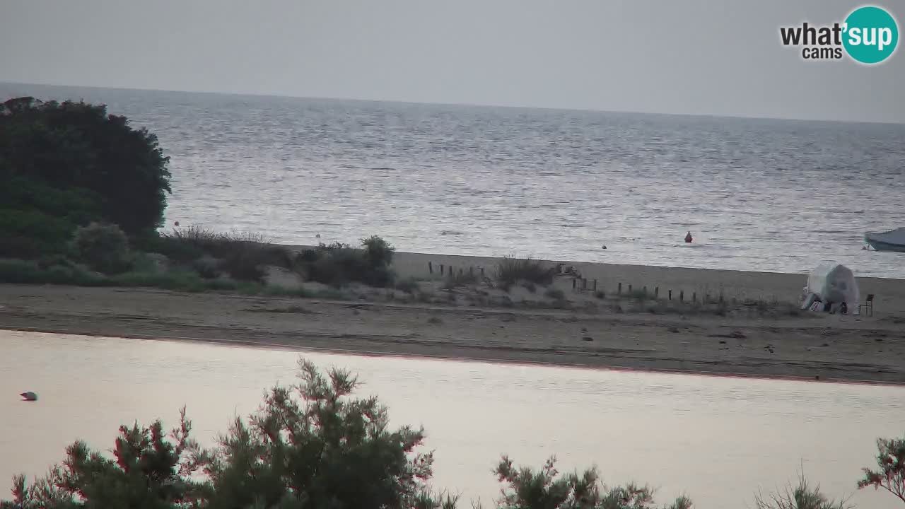 Webcam Chia – Vue en direct de la plage Su Giudeu